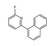 2-FLUORO-6-(NAPHTHALEN-1-YL)PYRIDINE Structure