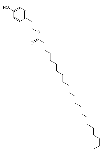 2-(4-hydroxyphenyl)ethyl docosanoate Structure