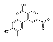 2-(3-fluoro-4-hydroxyphenyl)-4-nitrobenzoic acid Structure
