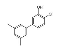 2-chloro-5-(3,5-dimethylphenyl)phenol结构式