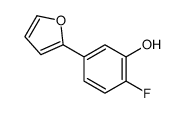 2-fluoro-5-(furan-2-yl)phenol Structure