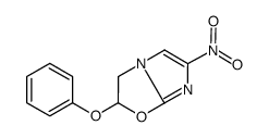6-nitro-2-phenoxy-2,3-dihydroimidazo[2,1-b][1,3]oxazole Structure