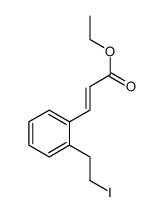 ethyl 3-(2-(2-iodoethyl)phenyl)acrylate Structure