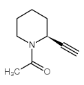 Piperidine,1-acetyl-2-ethynyl-,(S)- Structure