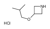 3-isobutoxyazetidine hydrochloride Structure