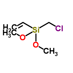 vinyl(chloromethyl)dimethoxysilane structure