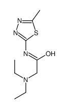 2-(diethylamino)-N-(5-methyl-1,3,4-thiadiazol-2-yl)acetamide结构式