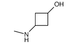 3-(Methylamino)cyclobutanol structure
