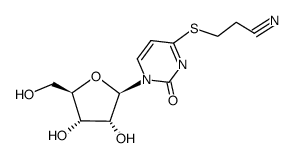 S-(2-cyanoethyl)-4-thiouridine Structure