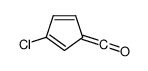 (3-chlorocyclopenta-2,4-dien-1-ylidene)methanone Structure