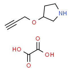 3-(Prop-2-yn-1-yloxy)pyrrolidine oxalate Structure