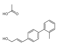 acetic acid,3-[4-(2-methylphenyl)phenyl]prop-2-en-1-ol结构式