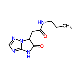 2-(5-Oxo-5,6-dihydro-1H-imidazo[1,2-b][1,2,4]triazol-6-yl)-N-propylacetamide Structure