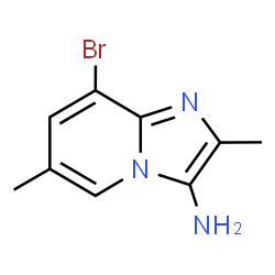 8-Bromo-2,6-dimethylimidazo[1,2-a]pyridin-3-amine Structure