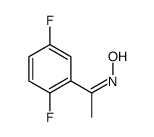 (NE)-N-[1-(2,5-difluorophenyl)ethylidene]hydroxylamine Structure