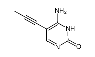 2(1H)-Pyrimidinone, 4-amino-5-(1-propynyl)- (9CI) picture