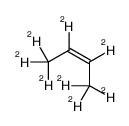 (E)-1,1,1,2,3,4,4,4-octadeuteriobut-2-ene结构式