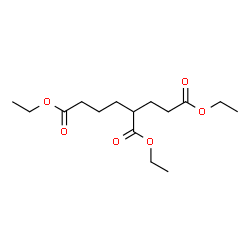 1,3,6-Hexanetricarboxylic acid triethyl ester Structure