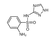 Benzenesulfonamide, 2-amino-N-1H-1,2,4-triazol-3-yl- (9CI) structure