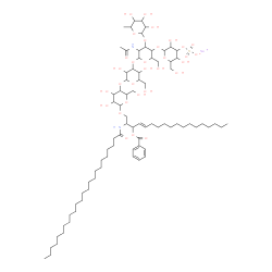 3-sulfo-Le(x) pentaosylceramide Structure