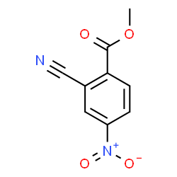 2-氰基-4-硝基苯甲酸甲酯结构式