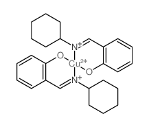 Copper,bis[2-[(cyclohexylimino)methyl]phenolato-N,O]- (9CI) picture