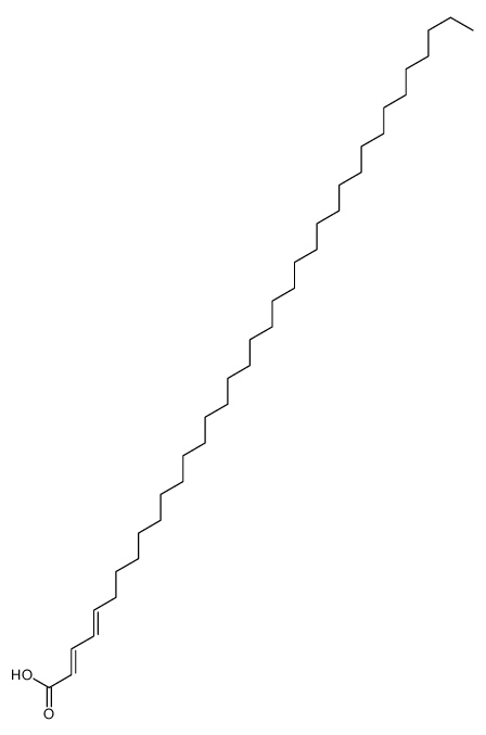 heptatriaconta-2,4-dienoic acid Structure