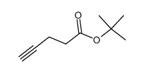 4-戊炔酸叔丁酯结构式