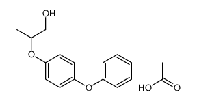 acetic acid,2-(4-phenoxyphenoxy)propan-1-ol Structure