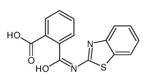 2-(1,3-benzothiazol-2-ylcarbamoyl)benzoic acid Structure