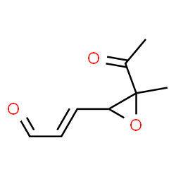 2-Propenal, 3-(3-acetyl-3-methyloxiranyl)- (9CI)结构式
