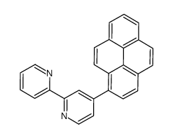 4-pyren-1-yl-2-pyridin-2-ylpyridine结构式
