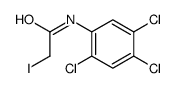 2-iodo-N-(2,4,5-trichlorophenyl)acetamide Structure