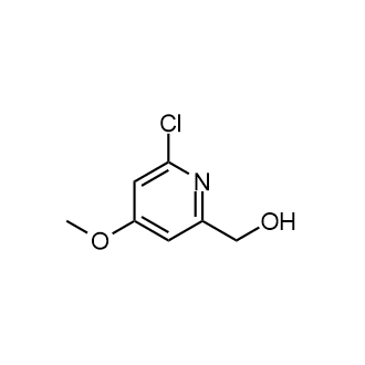 (6-氯-4-甲氧基吡啶-2-基)甲醇结构式