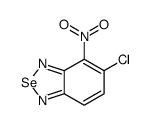 5-Chloro-4-nitro-2,1,3-benzoselenadiazole结构式