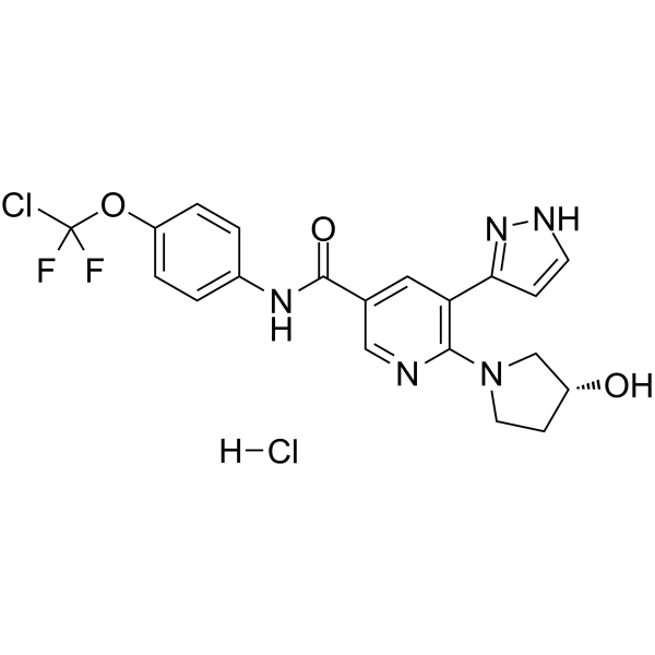 Asciminib hydrochloride结构式