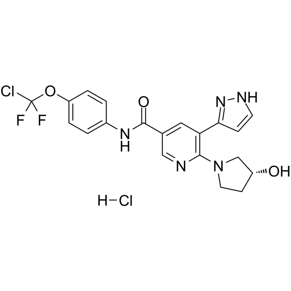 Asciminib hydrochloride Structure