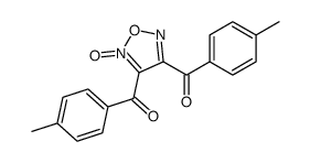 [4-(4-methylbenzoyl)-5-oxido-1,2,5-oxadiazol-5-ium-3-yl]-(4-methylphenyl)methanone结构式