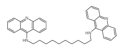 1,10-Decanediamine,N,N'-di-9-acridinyl- (9CI) structure