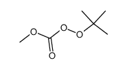 Carbonoperoxoic acid,OO-(1,1-dimethylethyl) O-methyl ester (9CI)结构式