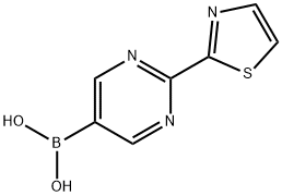 (2-(thiazol-2-yl)pyrimidin-5-yl)boronic acid图片
