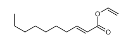 ethenyl dec-2-enoate Structure