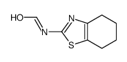 N-(4,5,6,7-TETRAHYDRO-BENZOTHIAZOL-2-YL)FORMAMIDE Structure