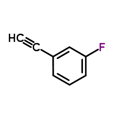 1-乙炔基-3-氟苯结构式