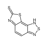 (9CI)-噻唑并[5,4-e]-2,1,3-苯并噻二唑-7(6H)-硫酮结构式