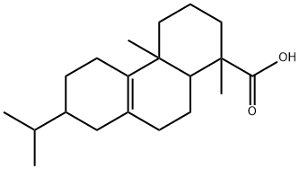 1,2,3,4,4a,5,6,7,8,9,10,10a-Dodecahydro-7-isopropyl-1,4a-dimethyl-1-phenanthrenecarboxylic acid结构式