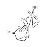 Molybdate(2-),bis[L-cysteinato(2-)-kN,kO,kS]di-m-oxodioxodi-, (Mo-Mo)-, disodium (9CI) Structure