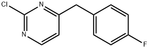 2-chloro-4-(4-fluorobenzyl)pyrimidine Structure