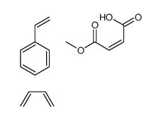 buta-1,3-diene,(Z)-4-methoxy-4-oxobut-2-enoic acid,styrene结构式