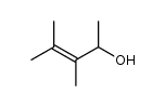 2,3-Dimethyl-2-penten-4-ol Structure